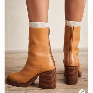 Free People Leather Ankle Boots